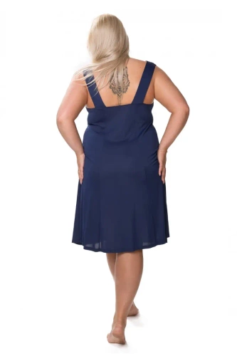 Koszula nocna damska Mewa 6350 Atena granatowy