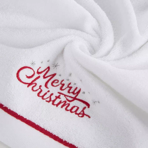 Ręcznik świąteczny Merry Christmas Gerda 3 Eurofirany biały 
