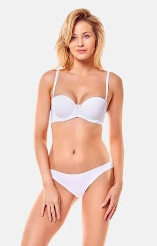 Biustonosz bardotka 23446 Raff Henderson biały
