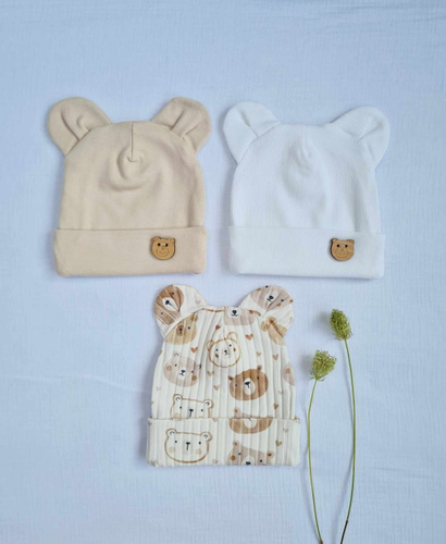 Czapka 3715MisieTeddy Marija - beż