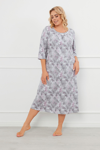 Koszula nocna z rękawem 3/4 Ardila Italian Fashion - druk