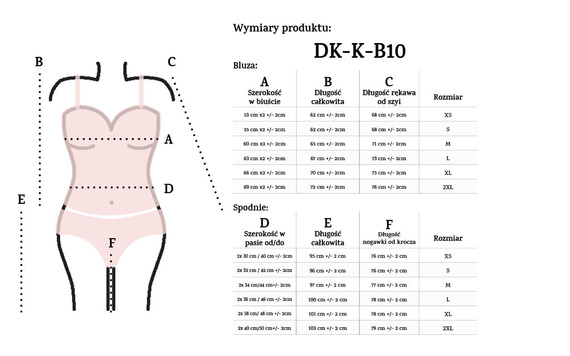 DKaren DK-K-B10 granatowy – damski komplet legginsów i bluzy, komfortowy i ciepły