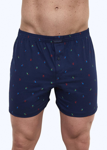 Bokserki męskie 002/314 008/314 Comfort Cornette- granatowy