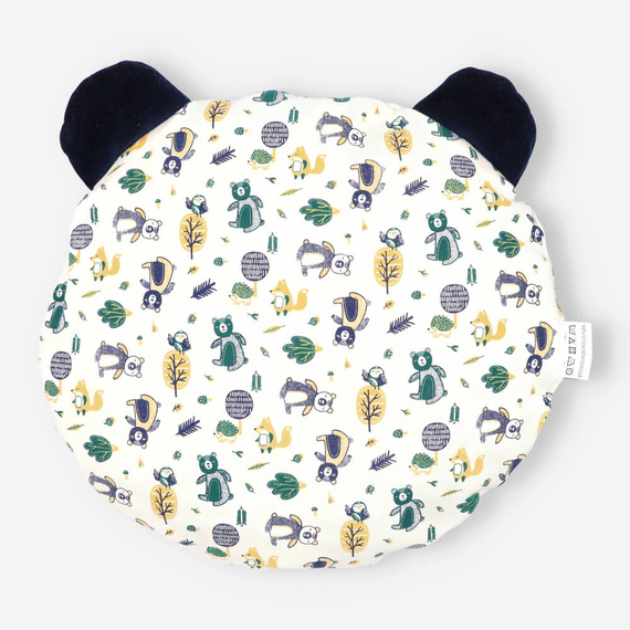 Kocyk niemowlęcy z poduszką LUL-0050 Luli Lu - granatowy