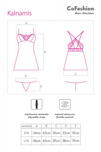 Komplet bielizny Kalnamis CF 90485 CoFashion Marc Massimo 