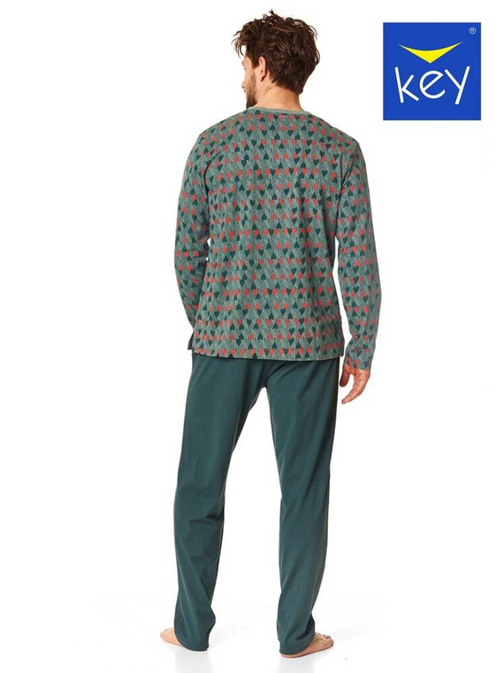 Piżama Męska MNS 916 Key zielony