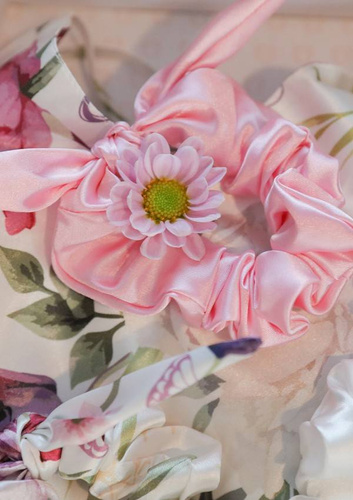 Gumka satynowa DKaren - różowy