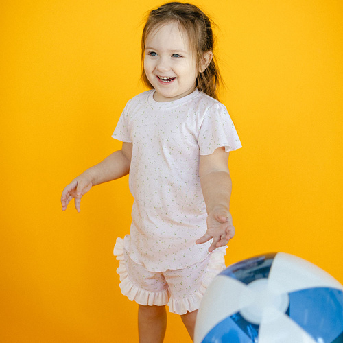 Szorty dla dziewczynki Meadow Eevi-różowe 