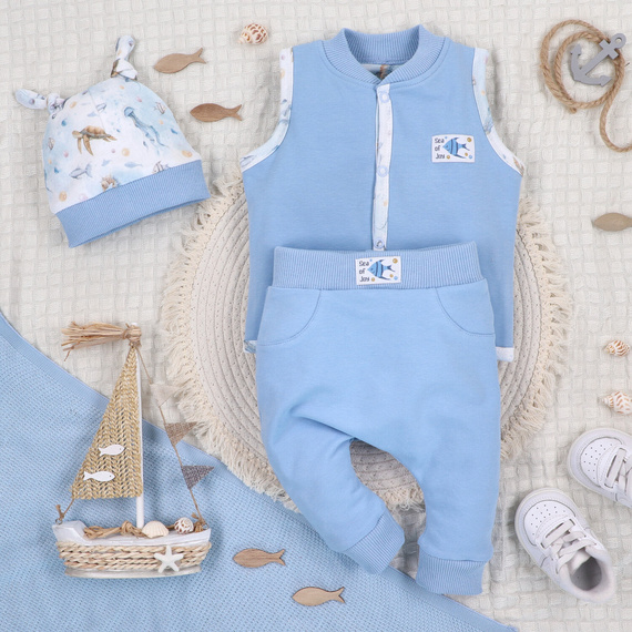 Nini Spodnie dresowe Sea Of Joy – organiczna bawełna, spodnie dla dzieci