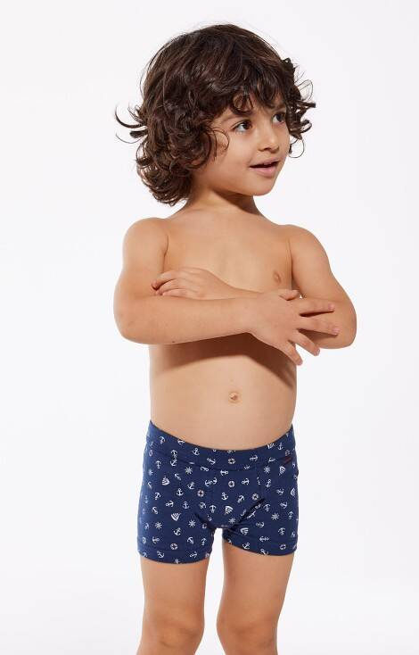 Bokserki Kids Boy 701/136 700/136 Marine Cornette marine