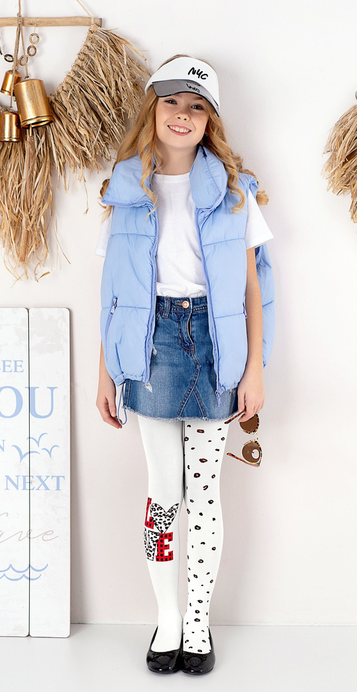 Rajstopy Dziewczęce 2407 Knittex - bianco