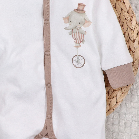 Nini Circus – pajac niemowlęcy z organicznej bawełny, delikatny i ekologiczny