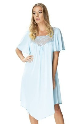 Koszula nocna damska 388 Józefina Mewa niebieski