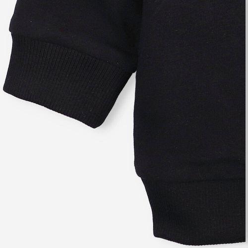 Bluza dresowa  z bawełny organicznej Summer Robots Nini czarny