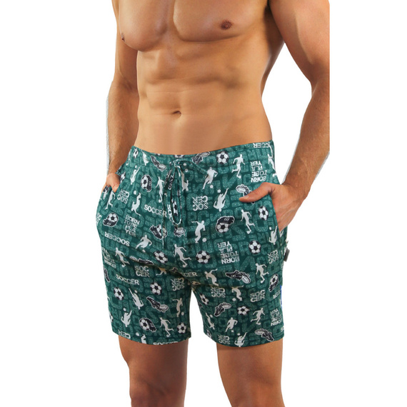 Bawełniana piżama męska 2242/11 Sesto Senso - zielony