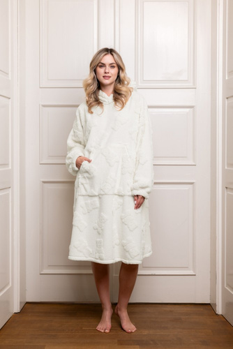 Kocobluza damska Miśka Italian Fashion – oversize, ciepła, z kapturem, misie