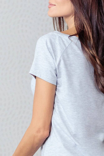 Koszula damska basic 34 Bonamera szary melanż 