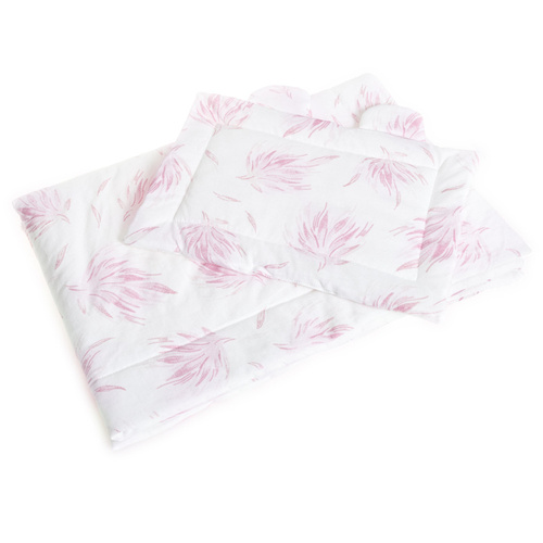 Pościel 2-elementy Margaret Komplet pościeli Sensis - biały-różowy