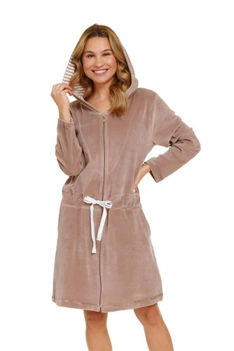SWO.1008 Szlafrok damski Doctor Nap - beige