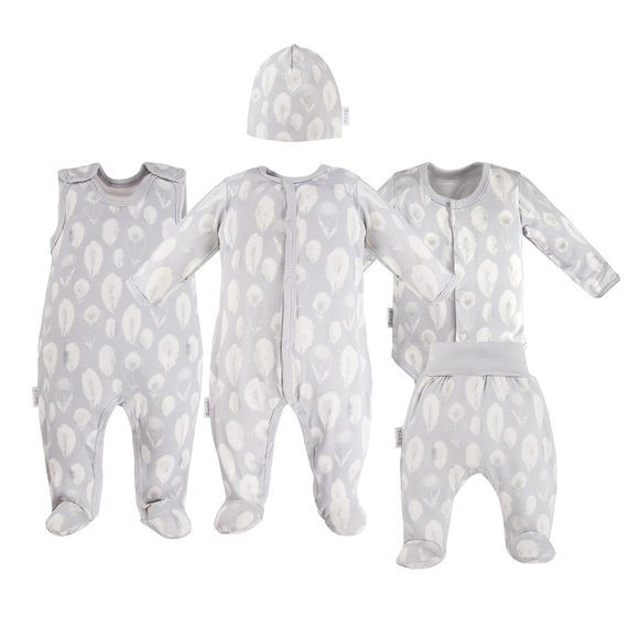 Komplet 5 elementów Bamboo Ewa Klucze- niebieski