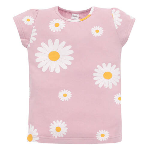 Bluzka z krótkim rękawem Daisy Pinokio - różowa
