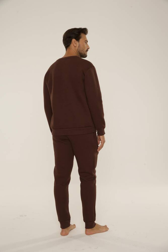 Bluza męska dresowa 813 Indigo Forex - czekolada