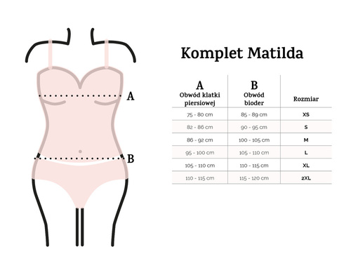 Piżama Damska Satynowa Matilda DKaren - czarny