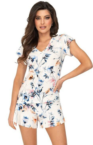 Piżama damska Astrid 1/2 Donna - ecru