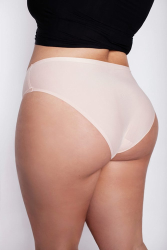 Figi Damskie Plus Size Flexi-One Julimex beżowy