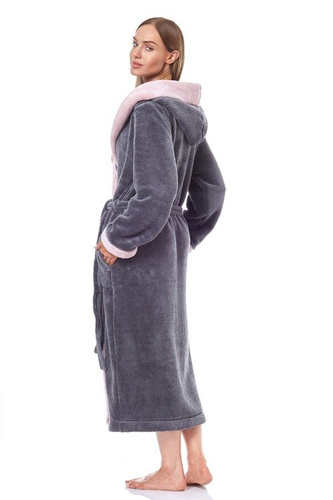  9145 Hft Szlafrok Damski L&L- onyx