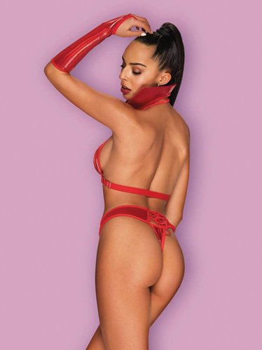 Komplet Vampines Obsessive czerwony 