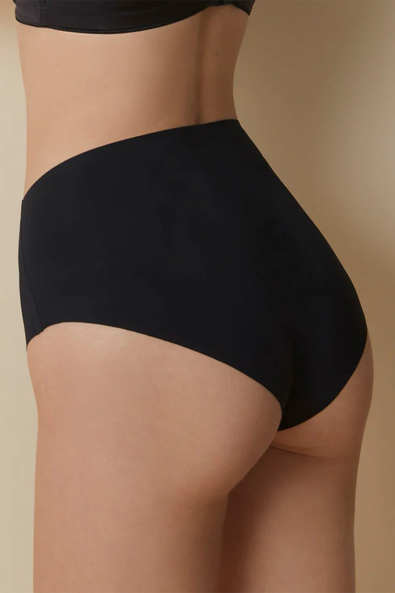 Figi Selene Maxi Braga 503 czarne – bezszwowe z wysokim stanem, wygodne i dopasowane