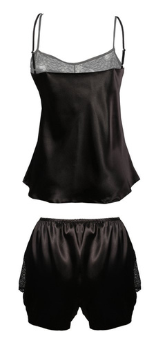 Doreen Komplet piżama damska DKaren - czarny 