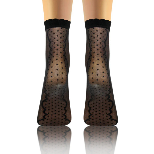 Skarpetki damskie Sesto Senso wzór 011 kropki