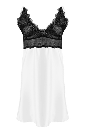 Halka satynowa Fabien DKaren - jasny ecru