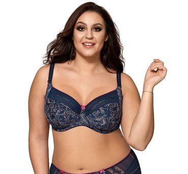 Miękki Biustonosz  Maxi 1886  Ava granatowy