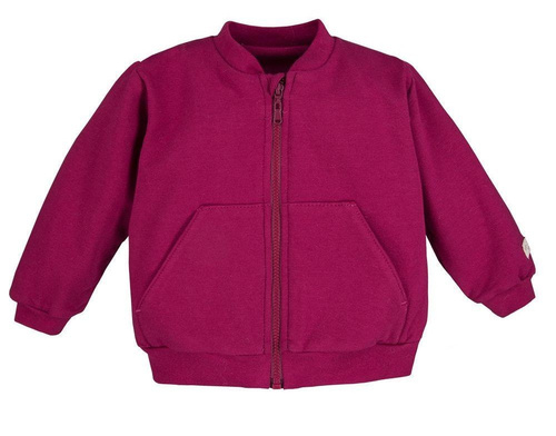 Bluza dresowa rozpinana "SIMPLY COMFY" Eevi- bordo