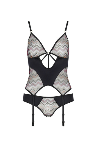 Gorset damski Lagerta Corset Casmir czarny 