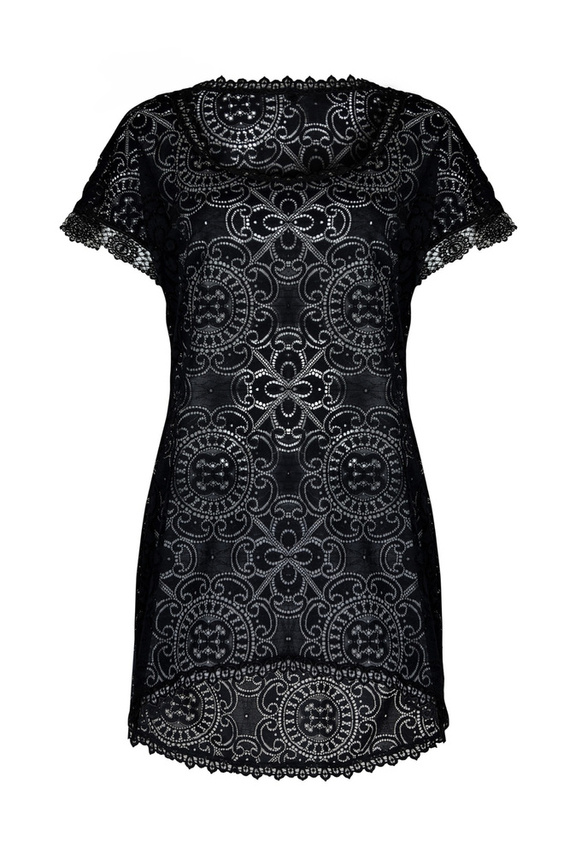 01085 Koszulka plażowa Mediolano czarny