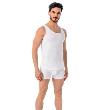 Teyli Podkoszulek Męski Bawełniany Eli - biały