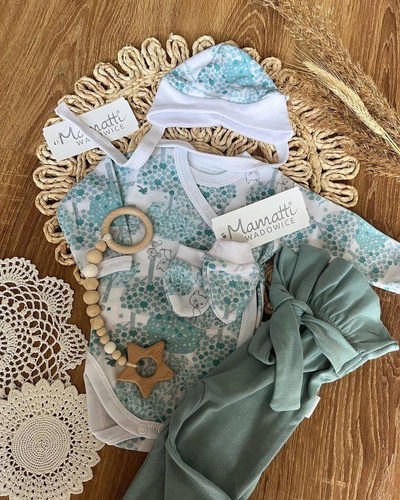 Body kopertowe z długim rękawem BD10326 Forest Mamatti