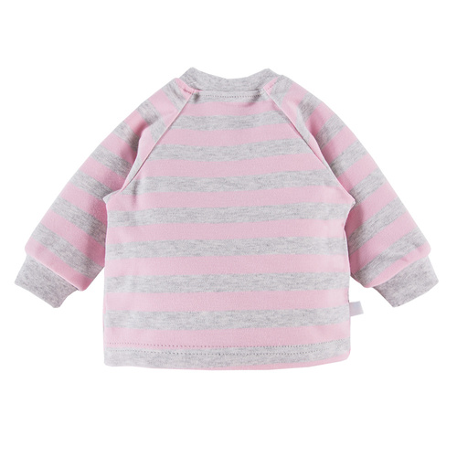 Bluzka niemowlęca 2-pak Ancymon Eevi- szary/różowy