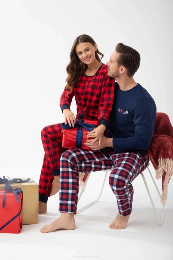 Piżama Męska 805 Luna - granatowy