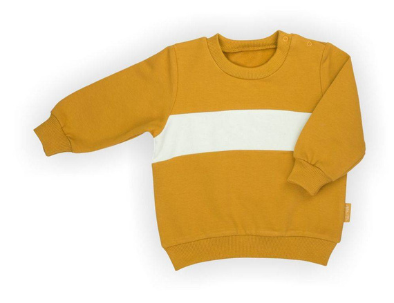 176274 Michalina Bluza dresowa Nicol - musztardowy