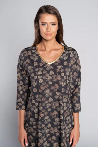 Koszula damska, 3/4 rękaw Pinnia Italia Fashion - druk 