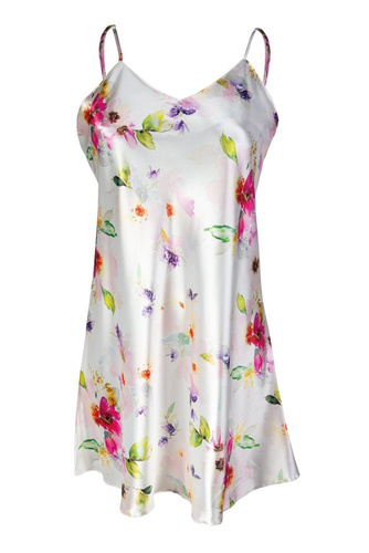 Halka satynowa Flowers  DKaren - DK-HK 10 biały