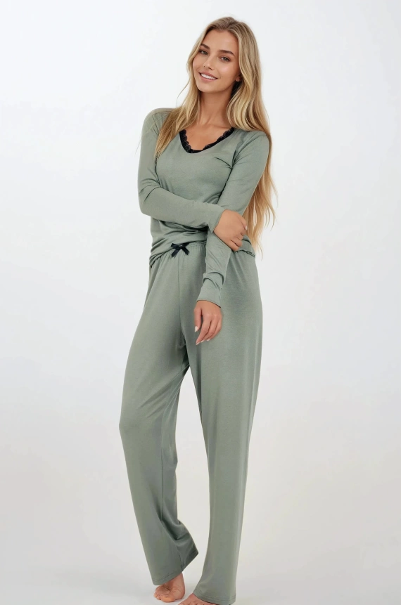 Piżama damska Emerald Dreams Momenti Per Me green