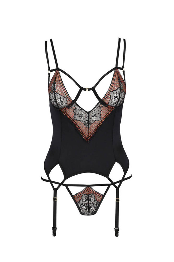 Gorset damski Mirella Corset Casmir czarny