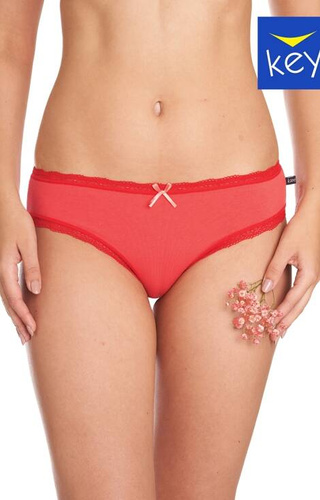 Figi damskie 2-pak LPN 709 A22 Key czerwony-szary