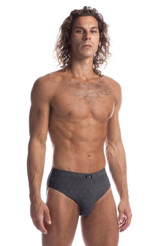 Bawełniane slipy męskie Lama M-110 CL-27 – dopasowane, 3-pak